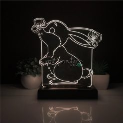 Abajur Luminária LED Coelhinho