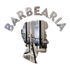 Espelho Barbearia Decorativo