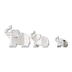 Trio de Elefante Espelhado