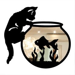 Gatinho Aquário Espelhado