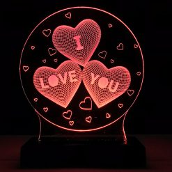 Abajur Luminária I Love