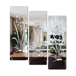 Espelho Decorativo Florais Em Acrílico