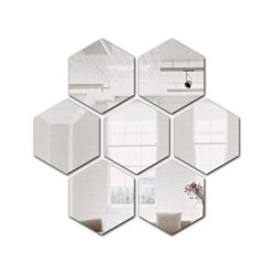 Espelho Em Acrílico Hexagonal